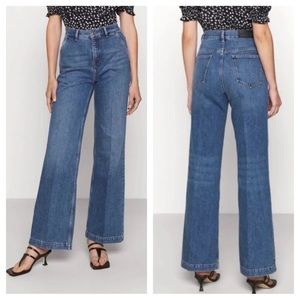 NWT The Kooples Jeans Kristy Flare High Waist Long Fit